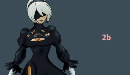 『2B』（ニーアオートマタ）のイラストと紹介文まとめ